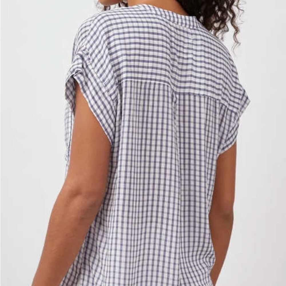 RAILS NAVY GINGHAM BUTTON DOWN SIZE S - Picture 3 of 7